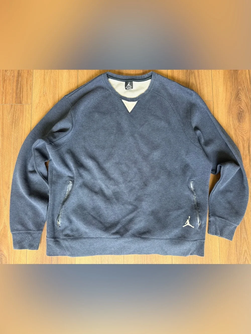 Vintage Nike Jordan Mens Long Sleeve Polar Crew Sweatshirt Size XXL
